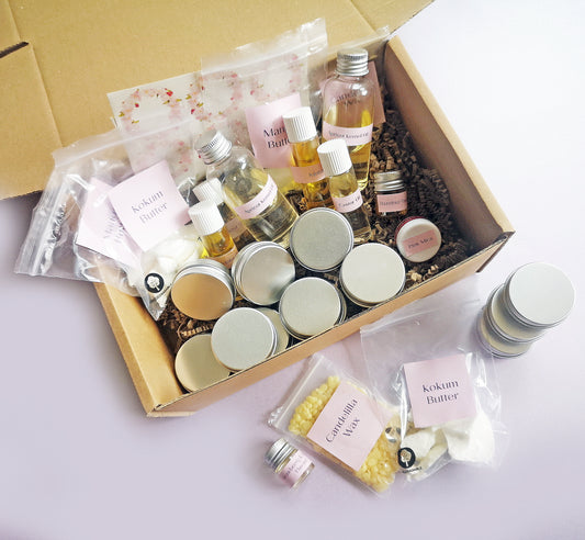 Bumper Lip Balm Making Kit With Full Ingredients And Instructions To Make 16 Lip Balms In Two Flavours