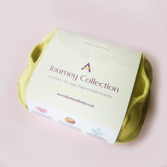 easter bath bomb gift set in novelty egg box