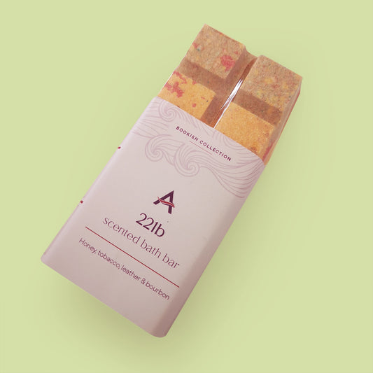 orange and brown rectangle bath bomb bar