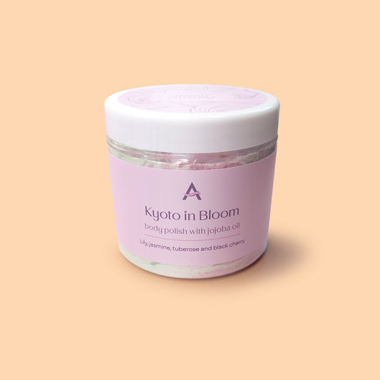 Kyoto in Bloom body polish inspired by Japanese cherry blossom