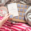 Advent calendar with 24 aromatherapy shower steamers