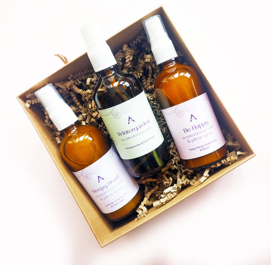 Room Spray Gift Set With Your Choice of Three Fragrances 