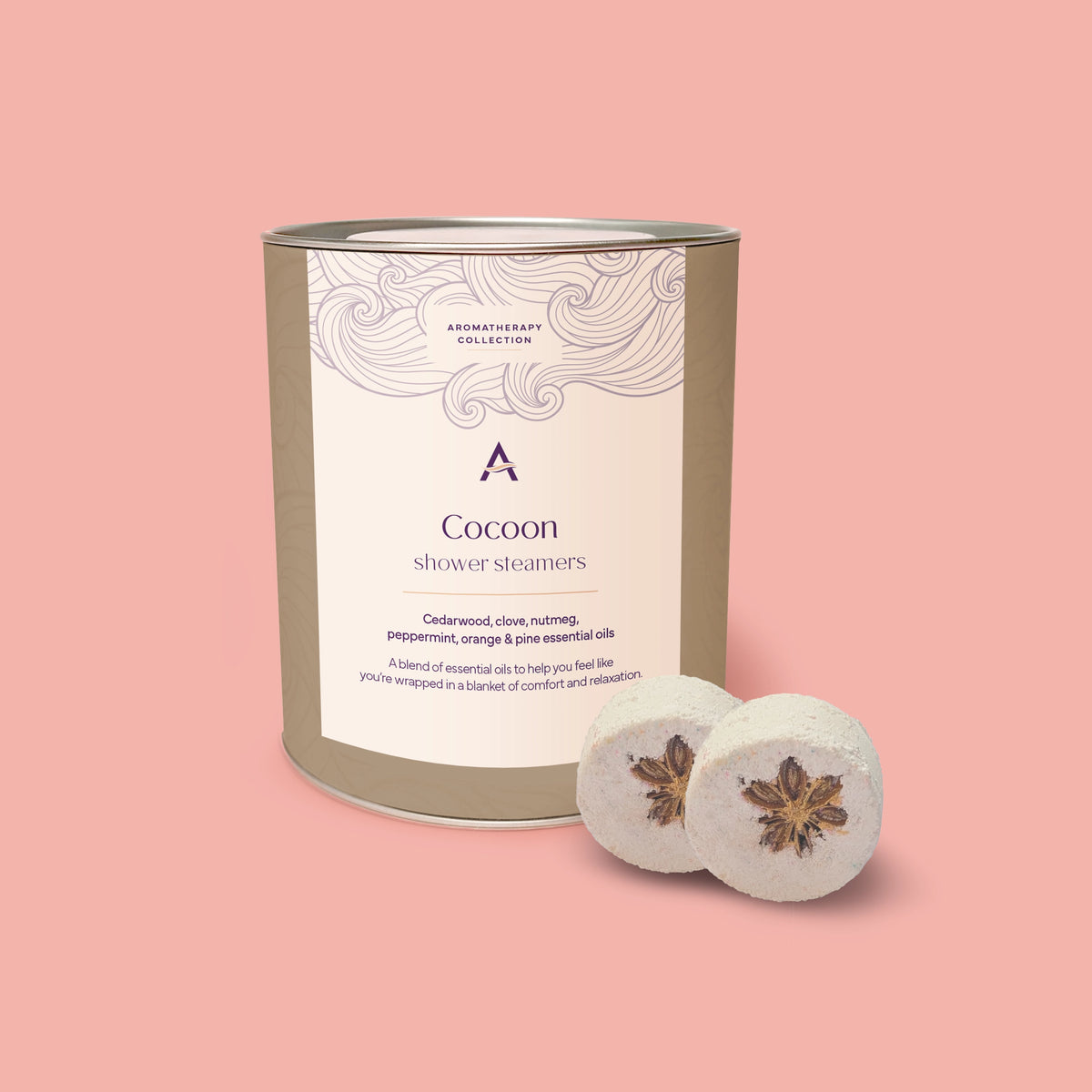 Cocoon Essential Oil Shower Steamers – Christmas Winter Blend