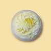 Daisy Chain floral whipped soap body scrub texture