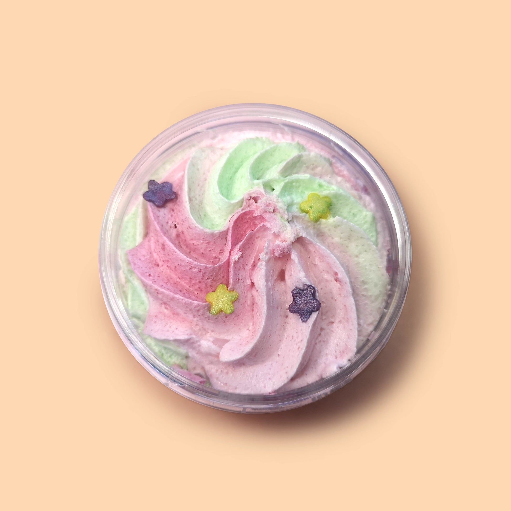 Kyoto in Bloom cherry blossom whipped soap body scrub texture