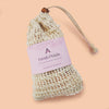 Soap saver bag with label