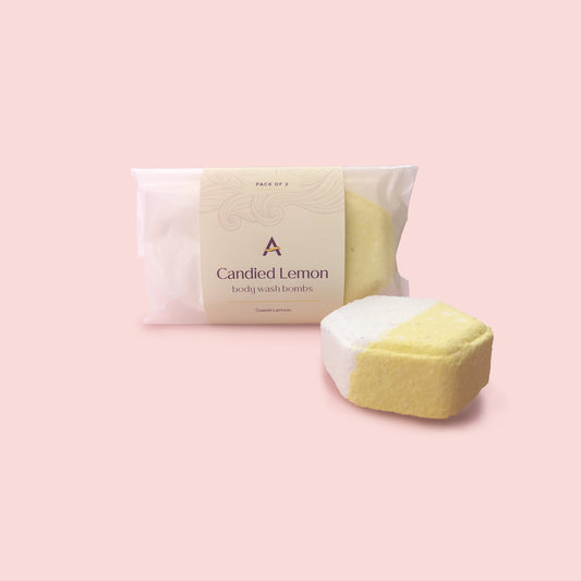 Candied Lemon body wash bomb sampler pack